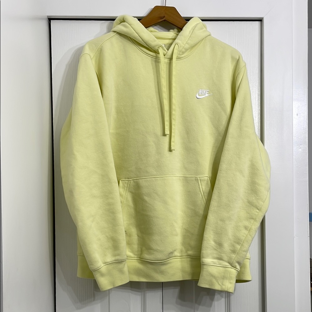 Nike Men's Yellow Hoodie